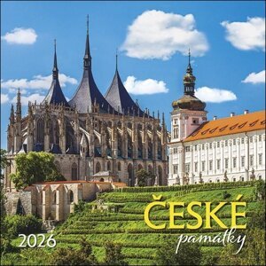 České památky 2026 - nástěnný kalendář -  Autor Neuveden
