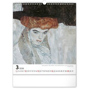 Gustav Klimt 2026 - nástěnný kalendář -  Autor Neuveden